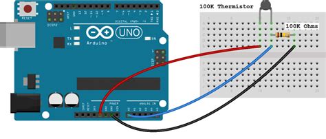 Make An Arduino Temperature Sensor Thermistor Tutorial
