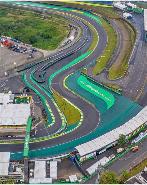 Aerial View Of Sennas S Turns 1 And 2 Interlagos Photo By