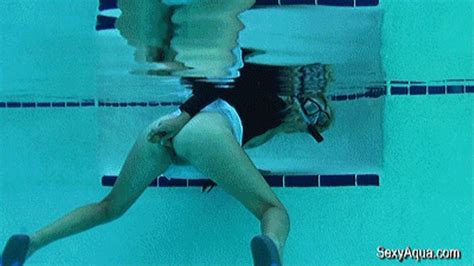 Underwater Anal Dildo Play Sexy Aqua Clips4sale