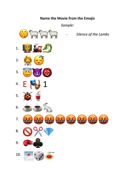 🤔 Can You Guess These Movie Titles Using Only Emoji Play Our Emoji