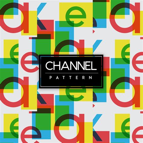Bright Channels Colorful Shapes Seamless Pattern Background 668804