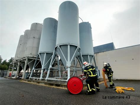 Saint Romain Lachalm Un Exercice Collectif Pour Les Pompiers Chez