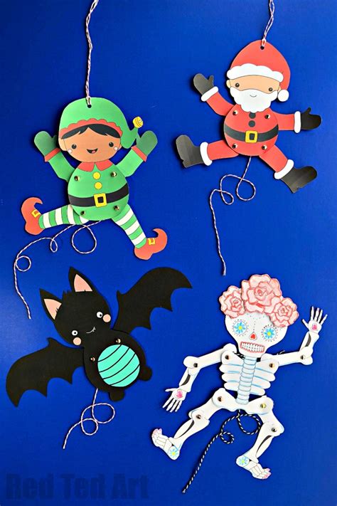 Now cut a large sized photo of. DIY Paper Puppets with Templates - Red Ted Art - Make ...