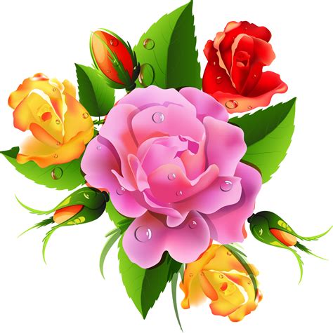 Flores Png Bonitas Pink Flowers Paper Pink Flowers Rose Hand Painted