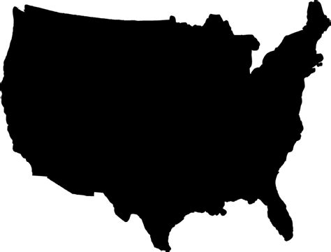 Rainbow United State Maps Clipart Best