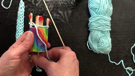Now you can make your own and teach your children how to french knit using a homemade device. How to Knit on a Toilet Roll Knitting Loom - YouTube