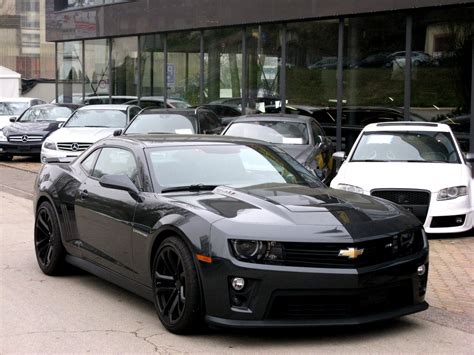 Chevrolet Camaro Zl1 Black Coupe Car Wallpapers Hd Desktop And