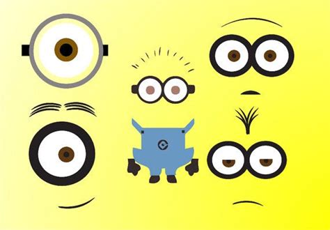 Minions Face Silhouette And Body Digital File By Enjoythecartoons