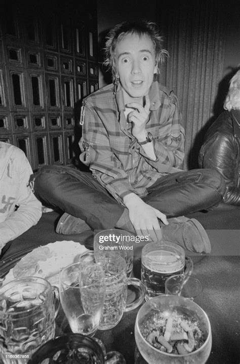 English Singer John Lydon Aka Johnny Rotten Of Punk Rock Band The