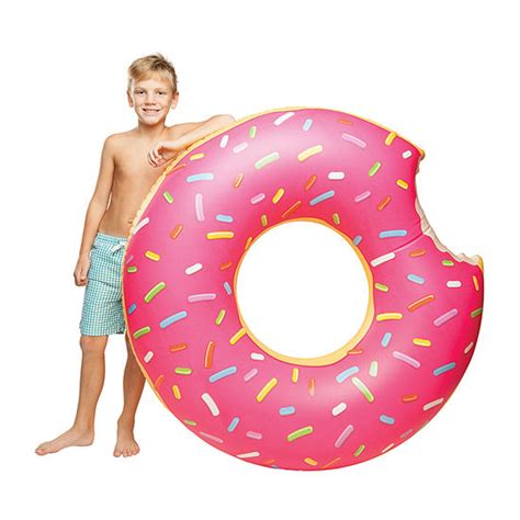 Big Mouth Giant Pink Frosted Donut Pool Float Bmpf 0003 Color Multi Jcpenney