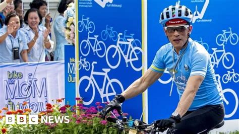 Thai Crown Prince Maha Vajiralongkorn Leads Bike For Mom Ride Bbc News