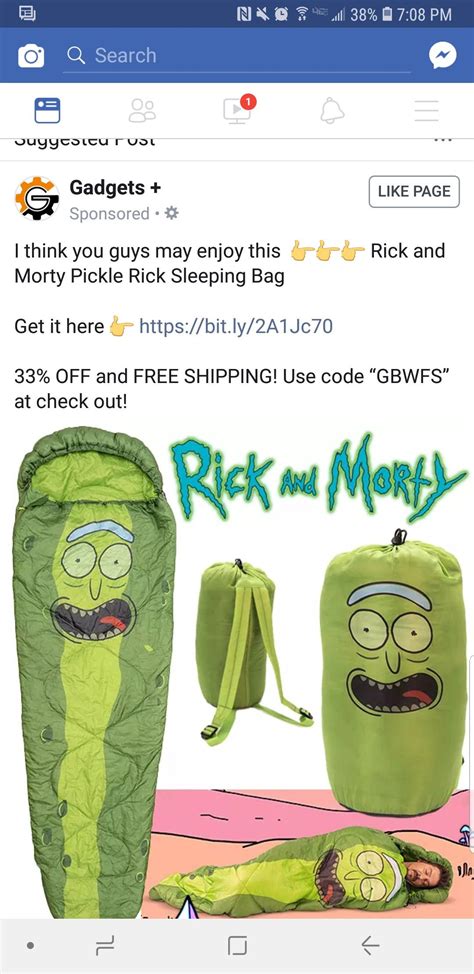 Pin By Rebecca Davis On Cameron Sleeping Bag Rick And Morty Pickle