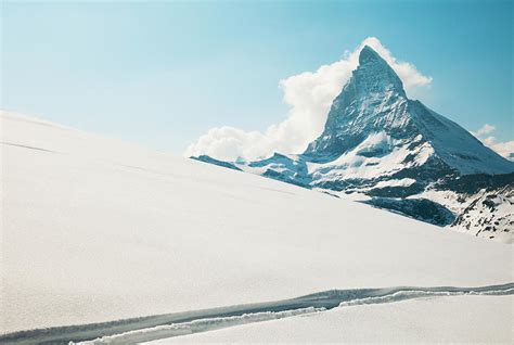 View Of The Matterhorn From A Snow Photograph By Keith Levit Design