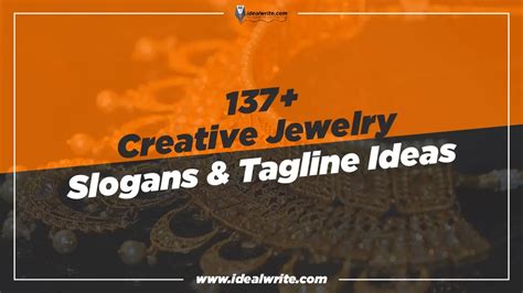Attractive Jewelry Slogans Ideas To Attract More Customer