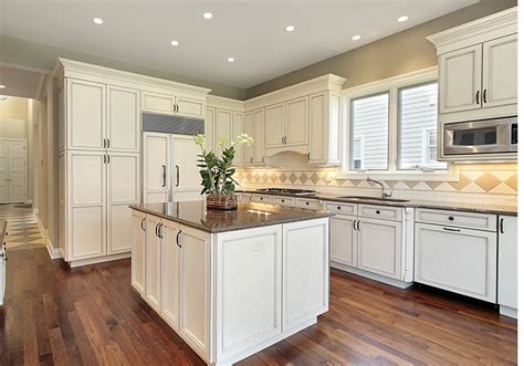 Kitchen cabinet door replacement is a relatively easy diy project. French Style White Color Solid Birch Wood Kitchen Cabinets SWK-024 | Houlive solid wood kitchen ...