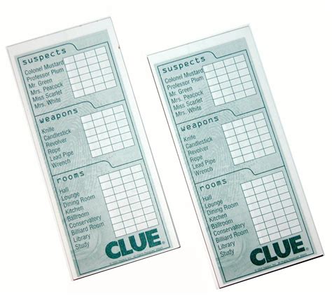 We did not find results for: Clue cards printable - Printable cards