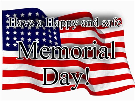 Waving Flag On Memorial Day Free Wishes Ecards Greeting Cards 123