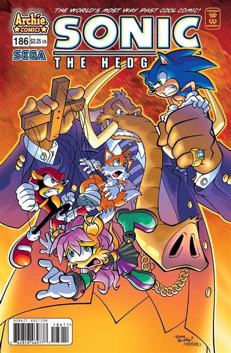 Archie Sonic The Hedgehog Issue 186 Mobius Encyclopaedia