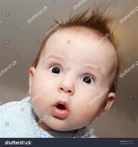 Cute 4 Months Old Baby Making Stock Photo 87949297
