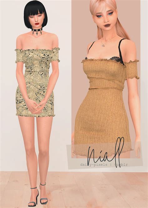 ̗̀ Niall Dress ̖́ Ts4 Daisy Pixels