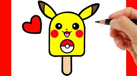 Comment Dessiner Pikachu Facile Comment Dessiner De La CrÈme GlacÉe