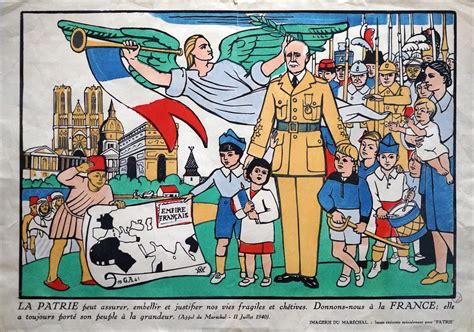 Analyse Affiche De Propagande Régime De Vichy 1942 - La Patrie, propagande du régime de Vichy (Centre Pompidou … | Flickr