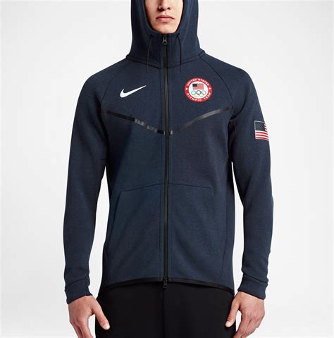 Nike Team Usa Tech Fleece Windrunner Hoodie In Blue For Men Lyst