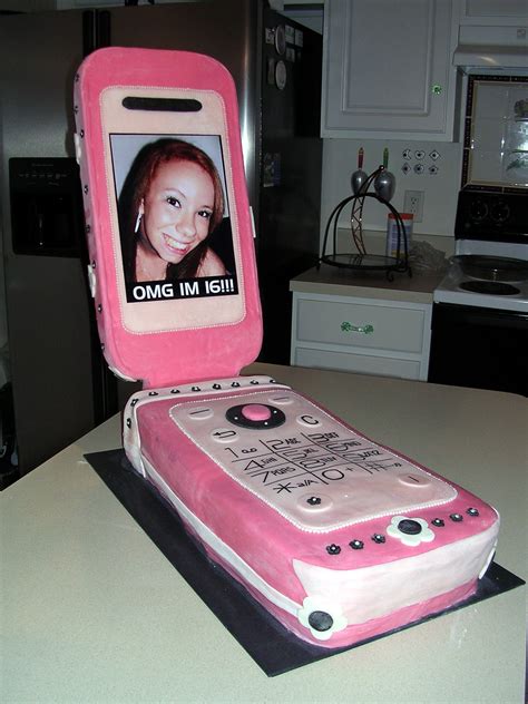Cell Phone Cake Sweet 16 Birthday Cake 16th Birthday Bday Birthday