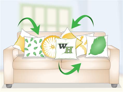 If you like the luxurious look of many pillows that invite you to relax and remind you of ancient decadence, then look for varieties of shapes and sizes. How to Decorate a Sofa with Pillows: 13 Steps (with Pictures)