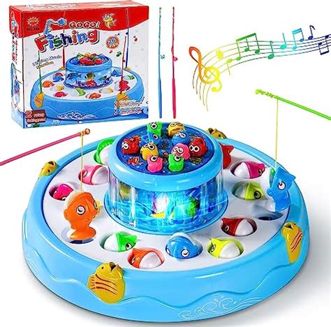 Tru Toys Fish Catching Game Big Size With 26 Fishes 2 Rotating Fish