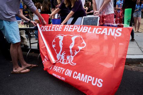College Republicans Once The Best Party On Campus Endure Taunts Over Trump The New York Times