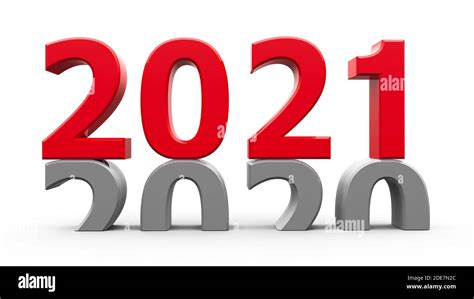2020 2021 Change Represents The New Year 2021 Three Dimensional