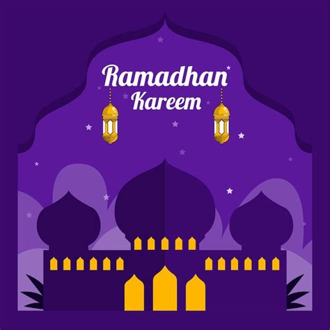 Premium Vector Flat Ramadhan Kareem
