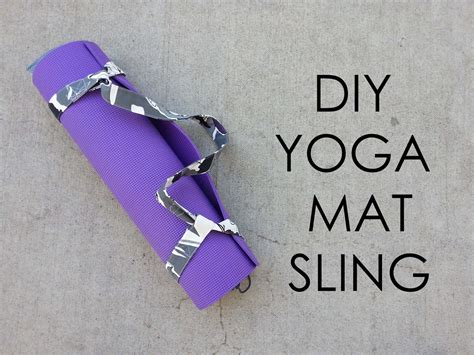 Diy No Sew Yoga Mat Strap