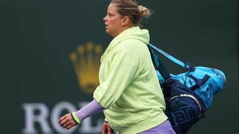 Tennis Belgian Kim Clijsters Gives Up Competition For Good Teller Report
