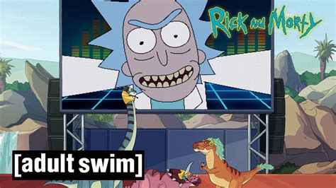 Rick And Morty Rick Vs Dinosaurs Adult Swim Uk 🇬🇧 Youtube
