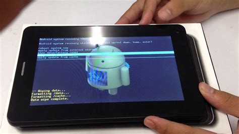 การ wipe rom android tablet