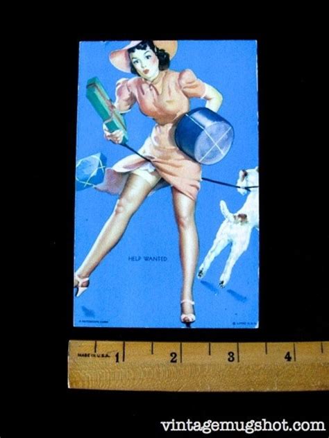1940s mutoscope card vintage sexy cheesecake pin up help etsy