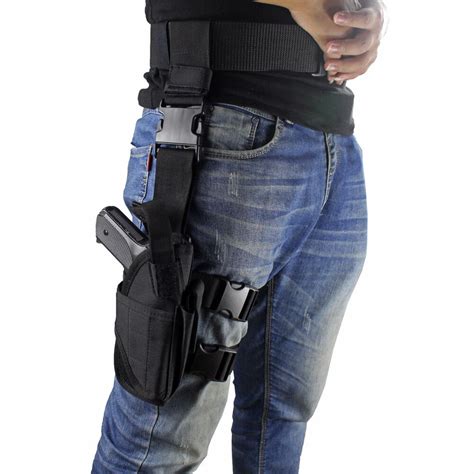 Us Tactical Drop Leg Holster Adjustable Right Hand Thigh Pistol Gun Holster Ebay