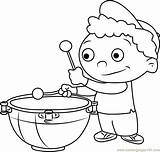 Coloring Drums Drum Quincy Play Coloringpages101 Einsteins Cartoon sketch template