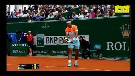 Novak Djokovic Vs Rafael Nadal Monte Carlo 2015 Second Set Video