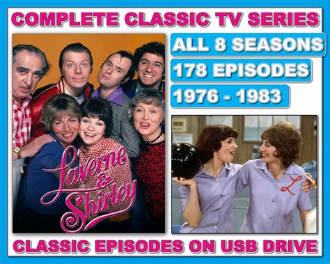 Classic Tv Laverne And Shirley Complete Series 1976 1983 All Etsy