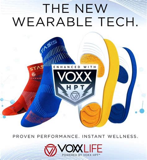 Voxxlife Wearable Technology In 2020 Wearable Tech Sock Insoles Voxx