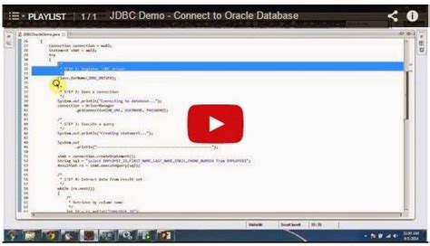 JAVA EE: JDBC Oracle - Playlist | Playlist, Oracle, Java ...