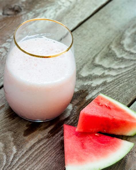 Watermelon Banana Smoothie On Luv Easiest Smoothie Ever