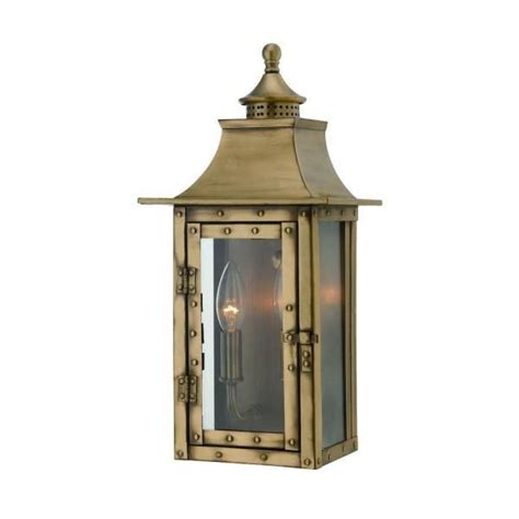 Acclaim Lighting St Charles Collection 2 Light Aged Brass Outdoor Wall