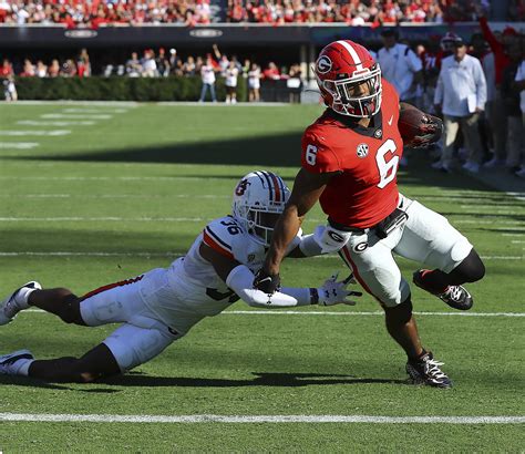 No 2 Uga Routs Auburn 42 10 In Deep Souths Oldest Rivalry Wtop News