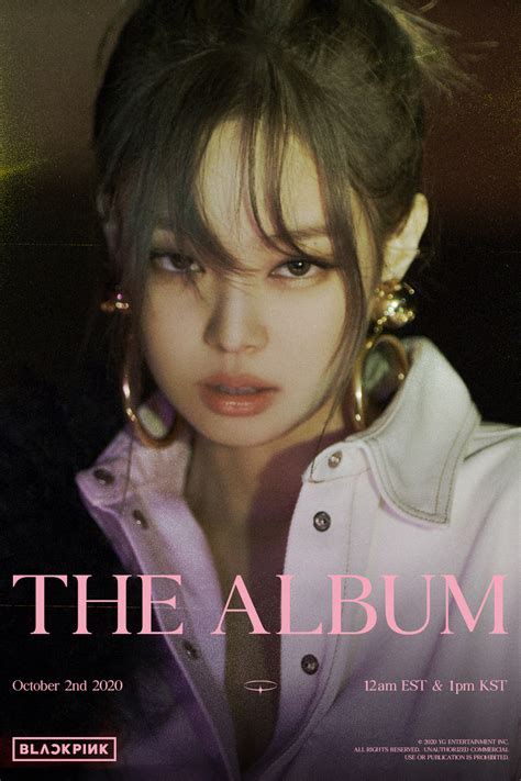 Blackpink The Album Jennie Teaser Poster 2 Rkpop