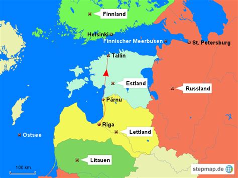 Drucken sie den lageplan lettland. Riga - Tallin von nordkap1860 - Landkarte für Deutschland