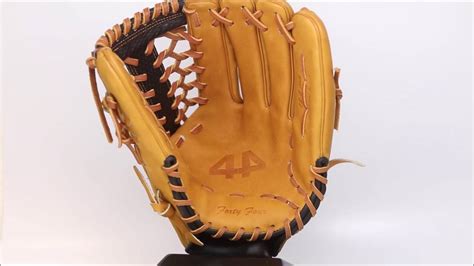 44 Pro Custom Baseball Glove Signature Series Tan Black Snakeskin T Web